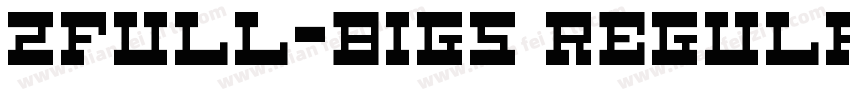 Zfull-BIG5 Regular字体转换